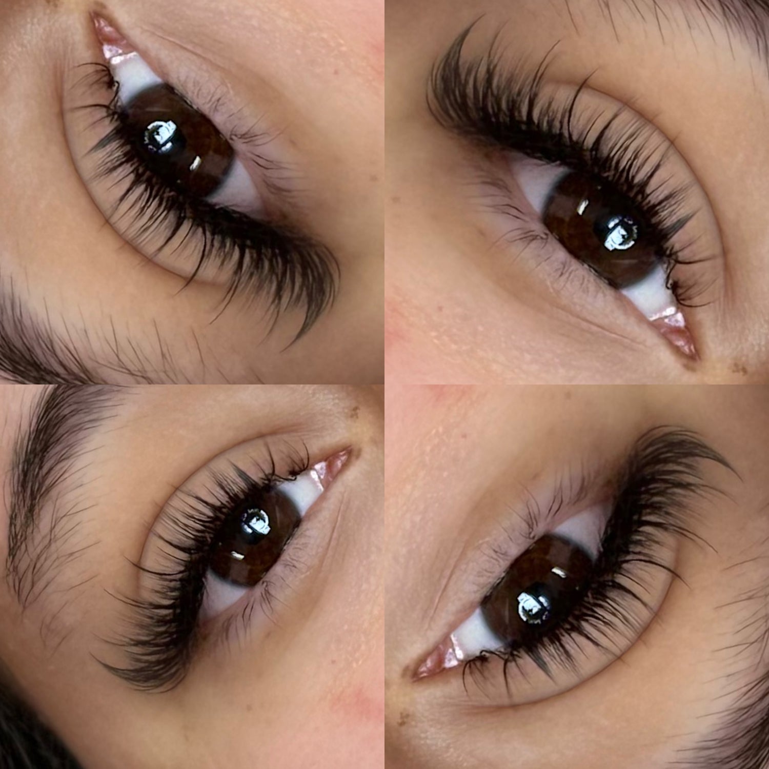 wispy wet set lash extensions