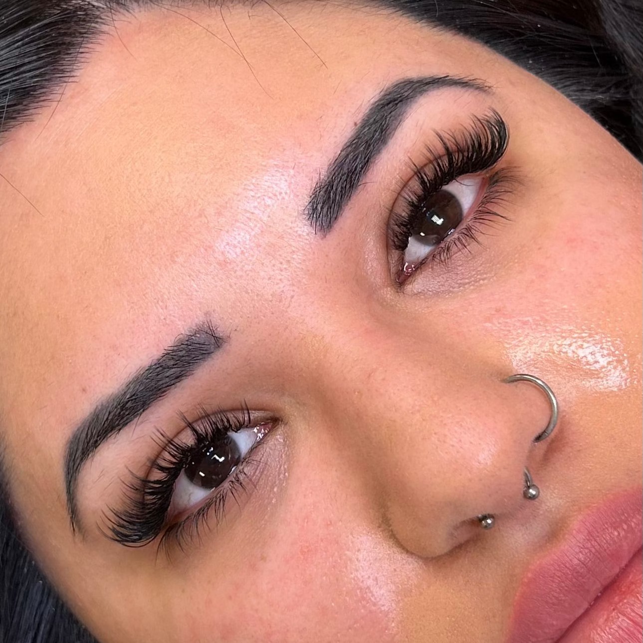wispy wet lash extension set