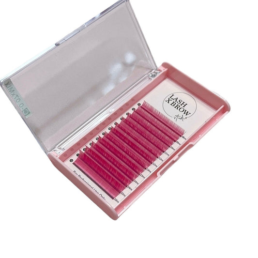 Dark Pink Lash Extensions